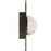 Avenue Lighting Sedona 1Lt 12" Wall Sconce, Alabaster/Brass/White