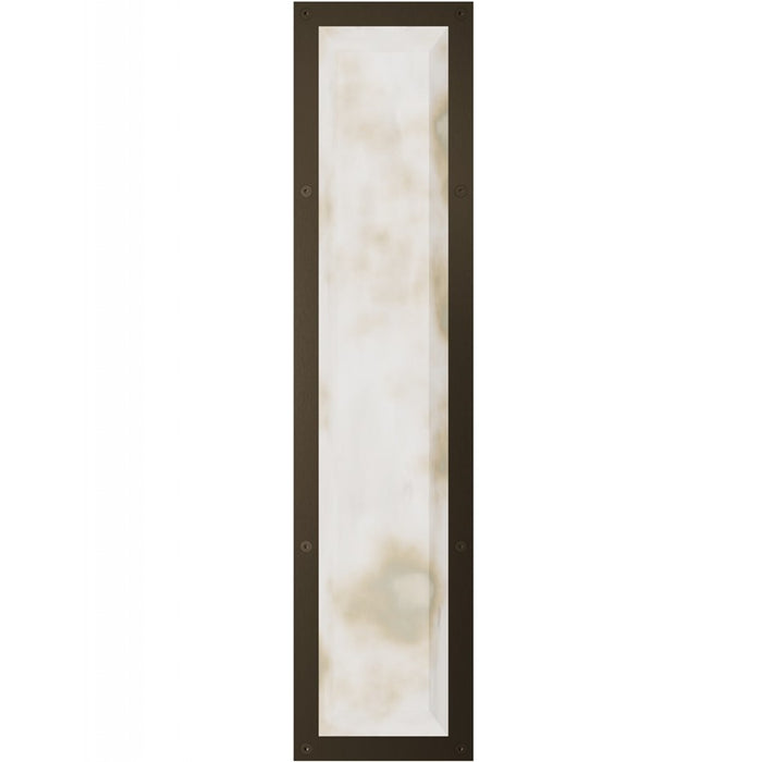 Avenue Lighting Sedona 1Lt 30" Wall Sconce, Alabaster/Brass/White