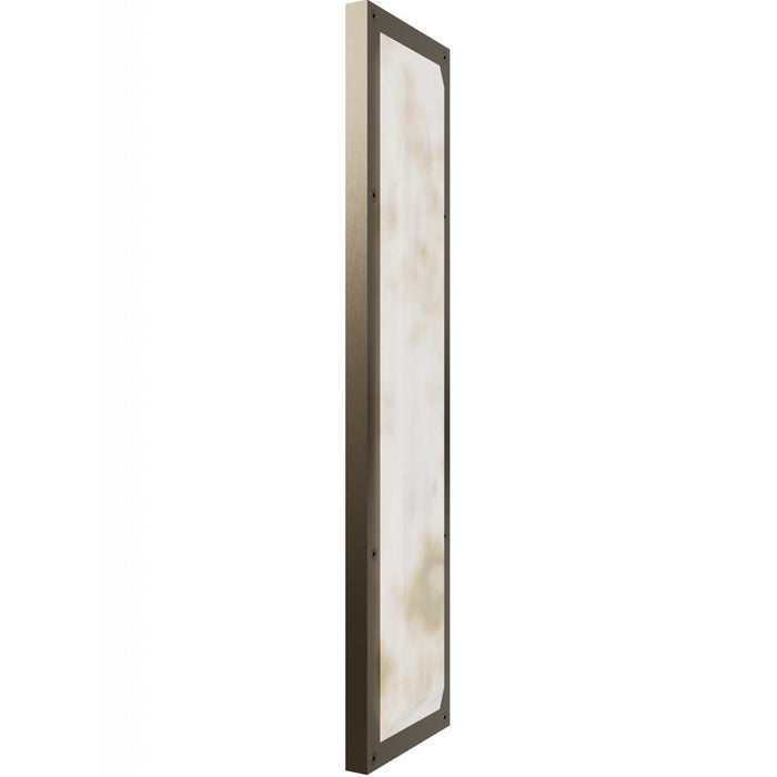 Avenue Lighting Sedona 1Lt 30" Wall Sconce, Alabaster/Brass/White