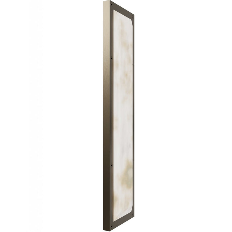 Avenue Lighting Sedona 1Lt 30" Wall Sconce, Alabaster/Brass/White - HF2961-AB