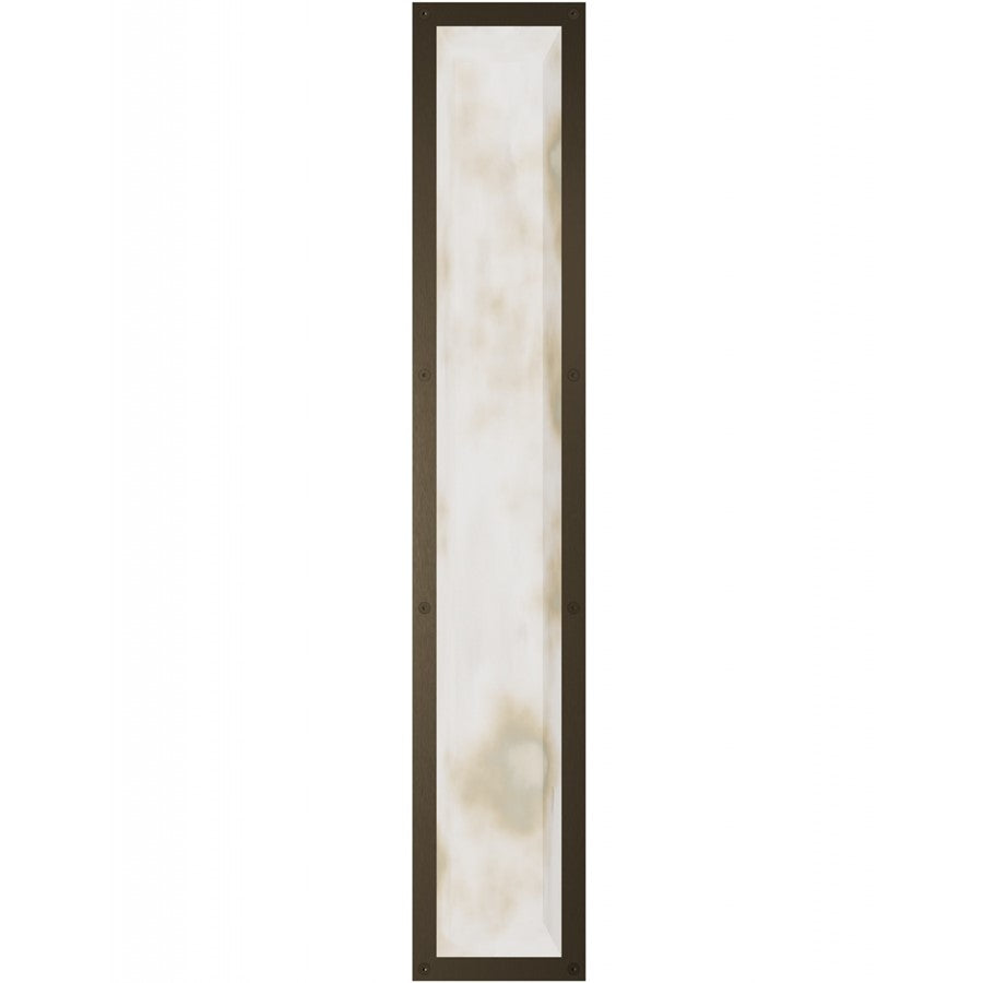 Avenue Lighting Sedona 2Lt 36" Wall Sconce, Alabaster/Brass/White - HF2962-AB