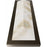 Avenue Lighting Sedona 1Lt 20" Beveled Sconce, Alabaster/Brass/White