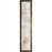 Avenue Lighting Sedona 1Lt 30" Beveled Sconce, Alabaster/Brass/White