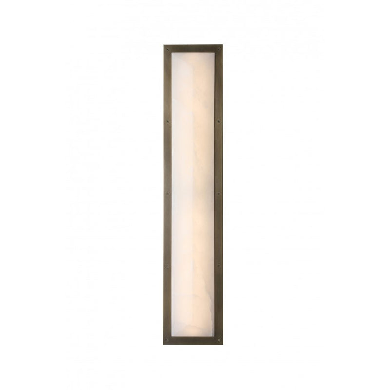 Avenue Lighting Sedona 1Lt 36" Wall Sconce, Alabaster/Brass/White - HF2972-AB
