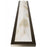 Avenue Lighting Sedona 1Lt 36" Wall Sconce, Alabaster/Brass/White