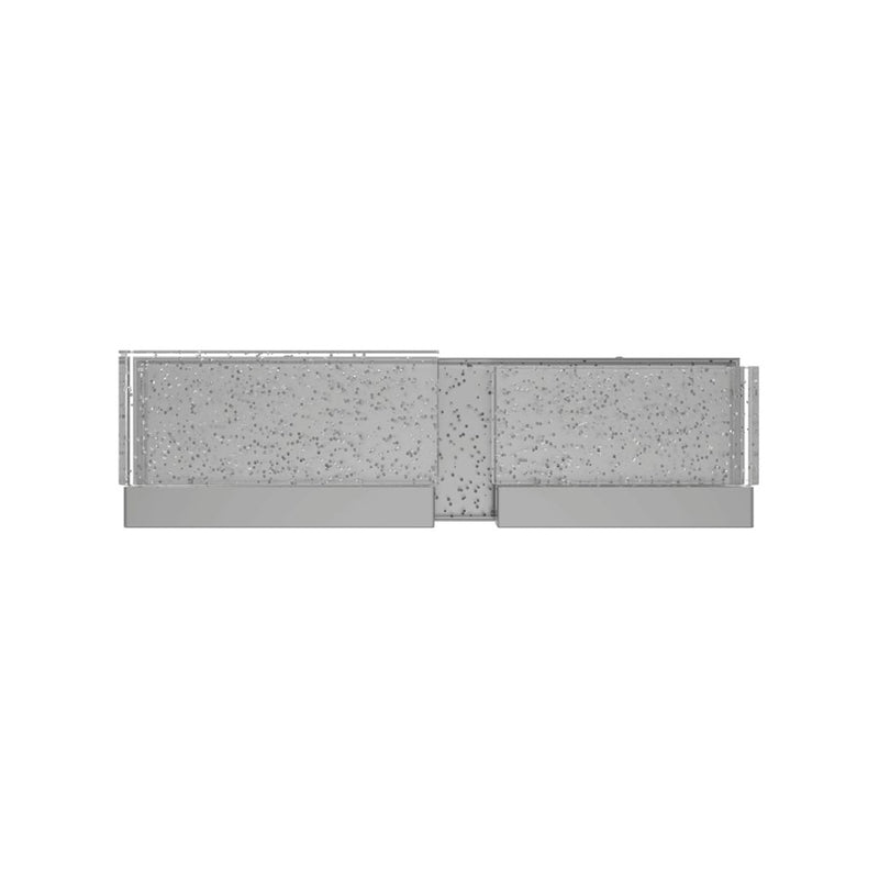 Avenue Lighting Original Glacier AC LED 5" Vanity Bath Bar, Nickel