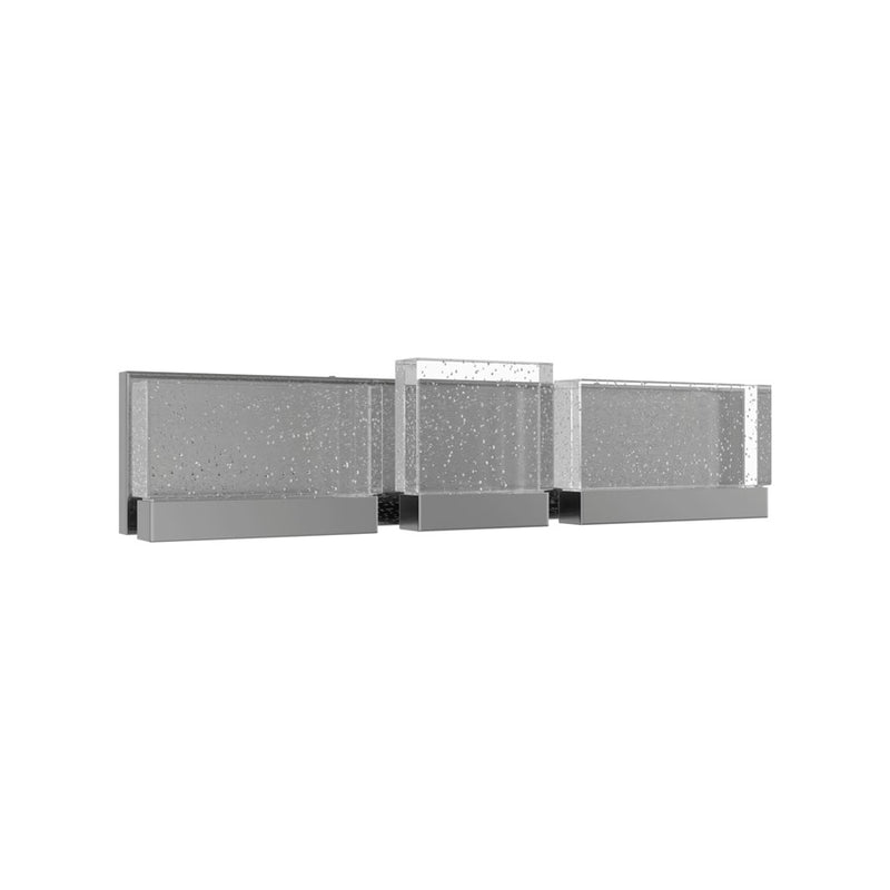 Avenue Original Glacier LED 24" Bath Bar, Nickel/Bubble Crystal