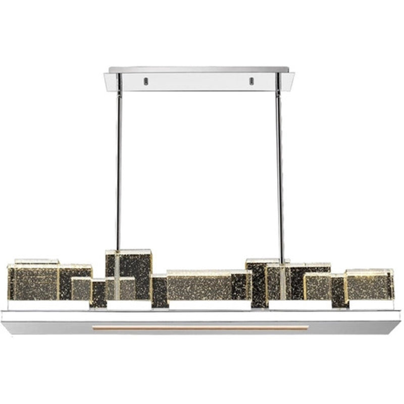 Avenue Lighting The Original Glacier AC LED 8" Chandelier, Nickel