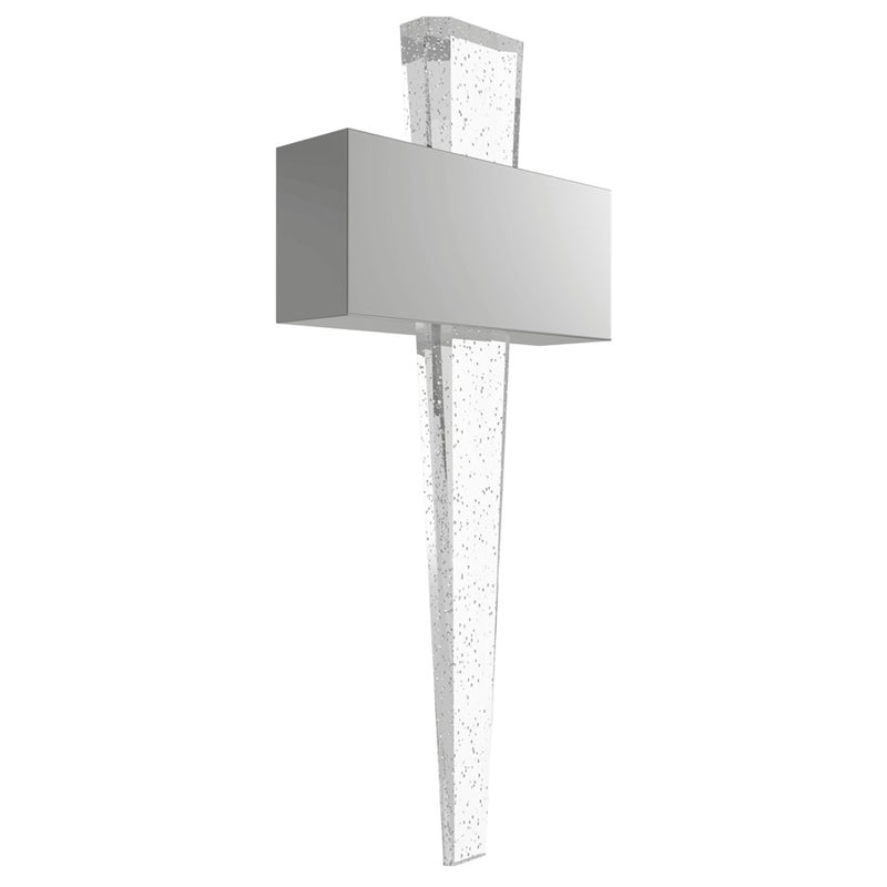 Avenue Original Glacier LED 24" Wall Sconce, Nickel/Bubbled Crystal - HF3006-PN