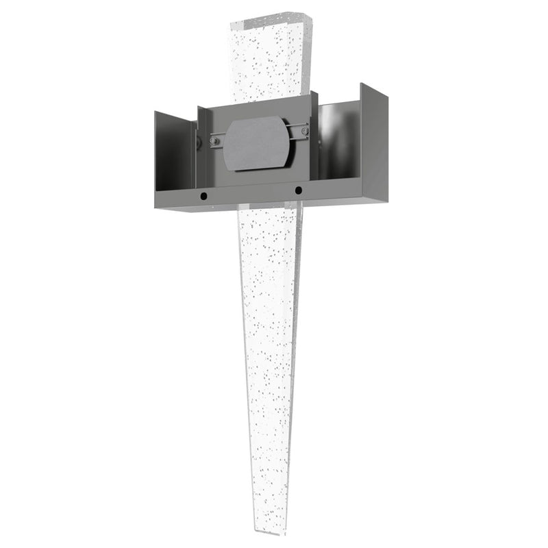 Avenue Original Glacier LED 24" Wall Sconce, Nickel/Bubbled Crystal - HF3006-PN