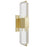 Avenue Original Glacier LED 17" Wall Sconce, Brass/Snow Crystal