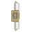 Avenue Original Glacier LED 17" Wall Sconce, Brass/Snow Crystal