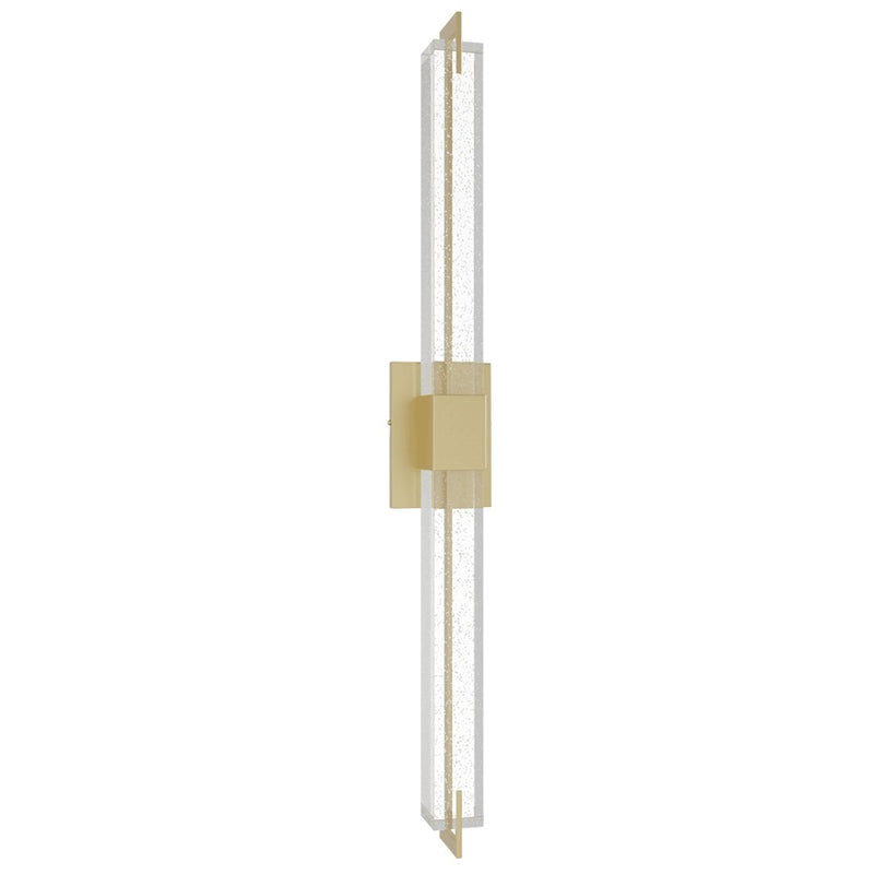 Avenue Original Glacier LED 39" Wall Sconce, Brass/Bubble Crystal