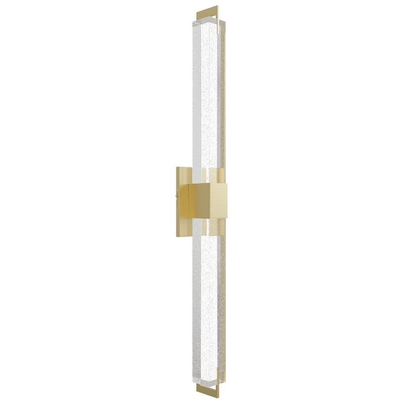 Avenue Original Glacier LED 39" Wall Sconce, Brass/Bubble Crystal