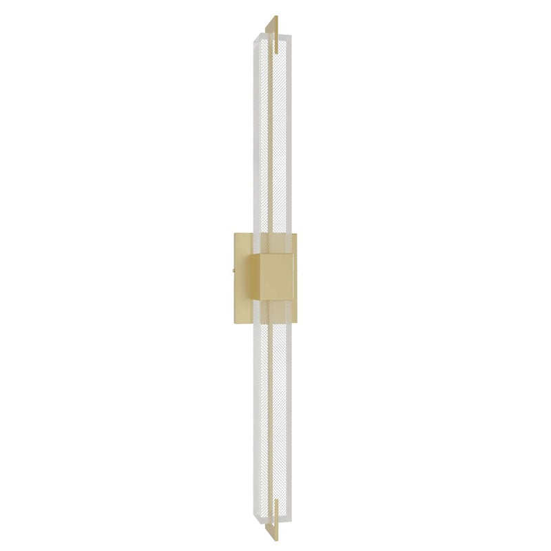 Avenue Original Glacier LED 39" Wall Sconce, Brass/Snow