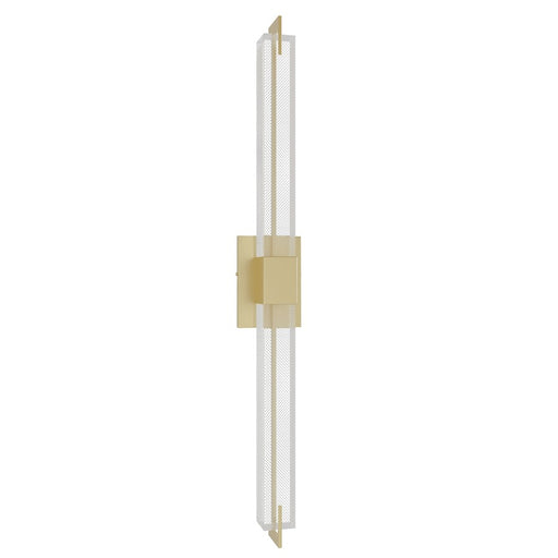 Avenue Original Glacier LED 39" Wall Sconce, Brass/Snow - HF3012-BB-XL-SNW