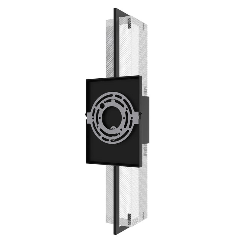Avenue Original Glacier LED 17" Wall Sconce, Black/Snow Crystal - HF3012-BK-SNW