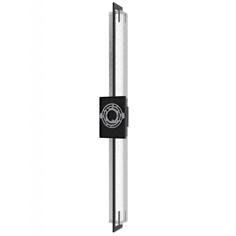 Avenue Original Glacier LED 39" Wall Sconce, Black/Bubble Crystal - HF3012-BK-XL