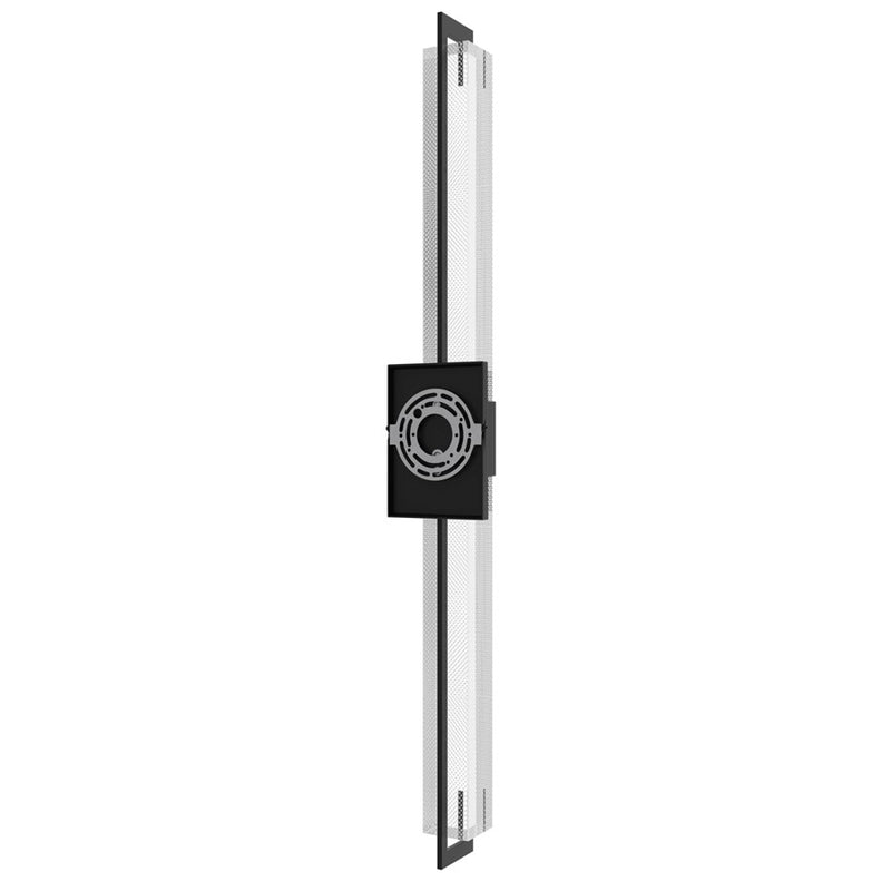 Avenue Original Glacier LED 39" Wall Sconce, Black/Snow - HF3012-BK-XL-SNW