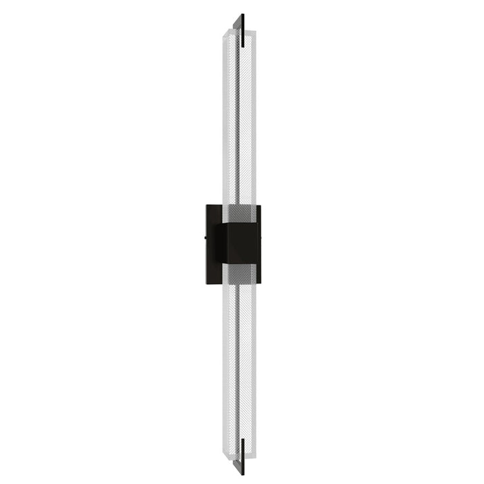 Avenue The Original Glacier 39"H LED Sconce, Nickel/Bubble