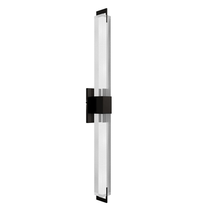 Avenue The Original Glacier 39"H LED Sconce, Nickel/Bubble