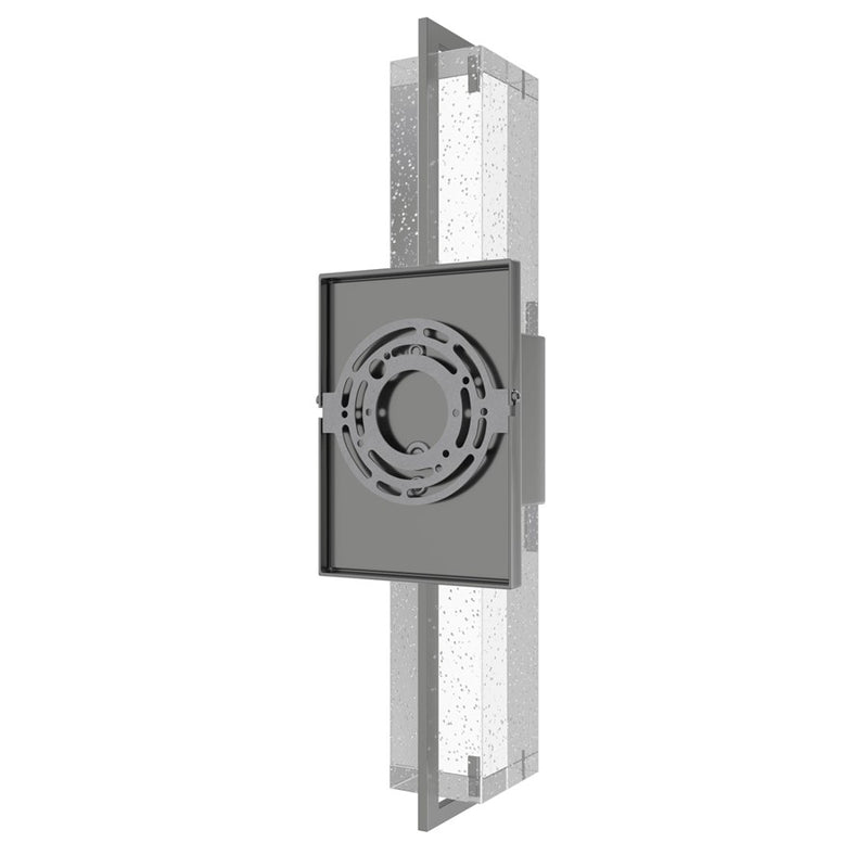 Avenue Original Glacier LED 17" Wall Sconce, Nickel/Bubbled Crystal - HF3012-PN