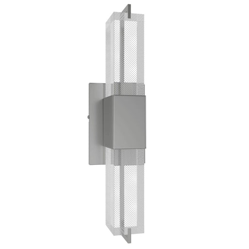 Avenue Original Glacier LED 17" Wall Sconce, Nickel/Snow Crystal - HF3012-PN-SNW