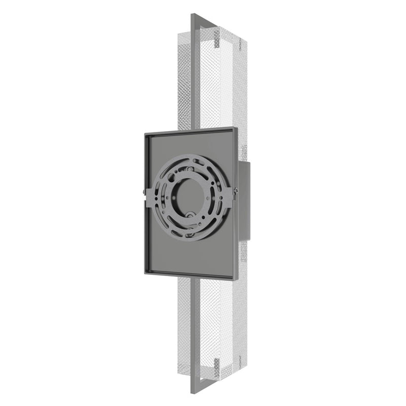 Avenue Original Glacier LED 17" Wall Sconce, Nickel/Snow Crystal - HF3012-PN-SNW