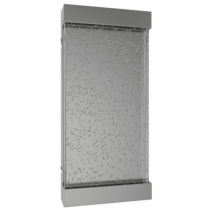 Avenue Original Glacier LED 15" Wall Sconce, Nickel/Bubbled Crystal - HF3015-PN