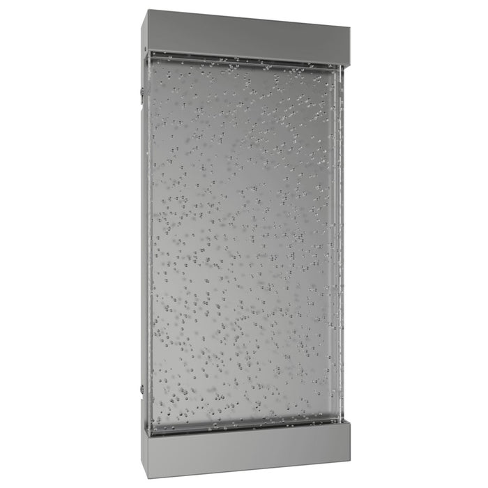 Avenue Original Glacier LED 15" Wall Sconce, Nickel/Bubbled Crystal - HF3015-PN