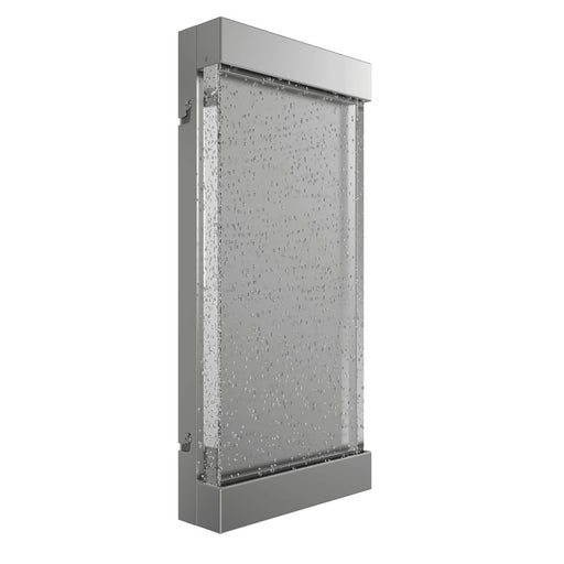 Avenue Original Glacier LED 15" Wall Sconce, Nickel/Bubbled Crystal