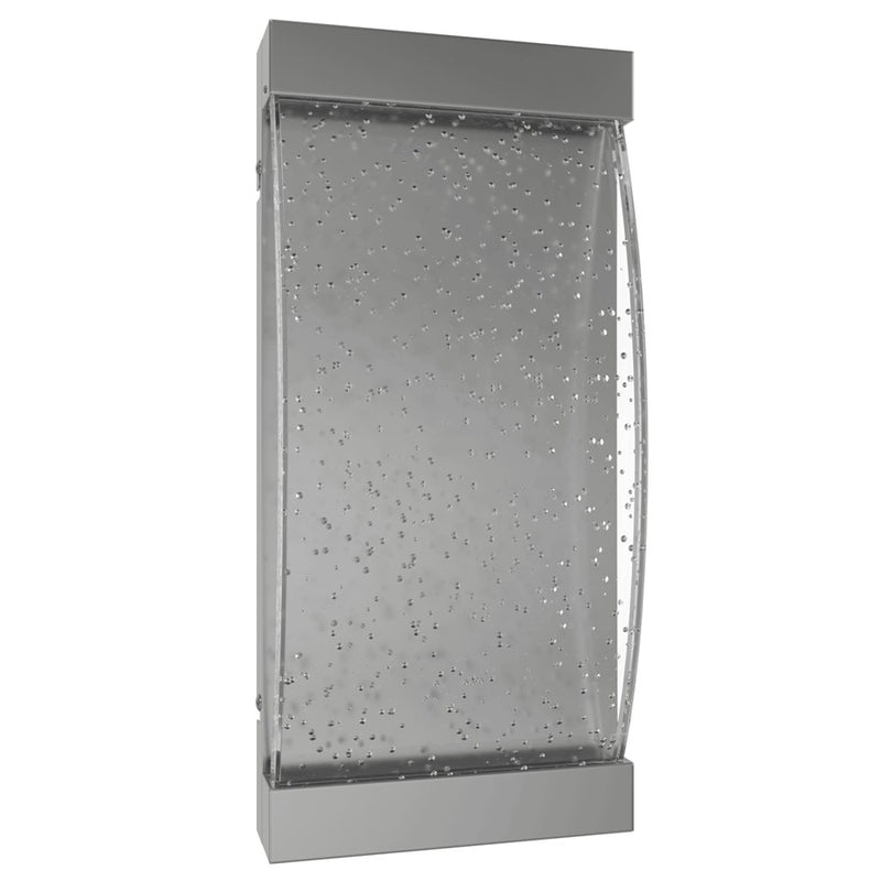 Avenue Original Glacier LED 15" Sconce, Nickel/Curved Bubble Crystal
