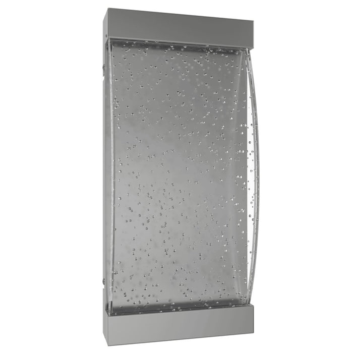 Avenue Original Glacier LED 15" Sconce, Nickel/Curved Bubble Crystal - HF3016-PN