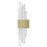Avenue Lighting Aspen AC LED 22" Wall Sconce, Hammered Brush Brass