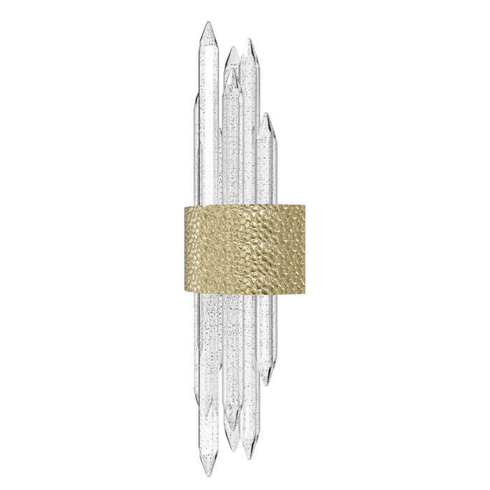 Avenue Lighting Aspen AC LED 22" Wall Sconce, Hammered Brush Brass