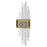 Avenue Lighting Aspen AC LED 22" Wall Sconce, Hammered Brush Brass