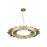 Avenue Lighting Aspen LED 34" Pendants, Brass/Bubbled Crystal Accent