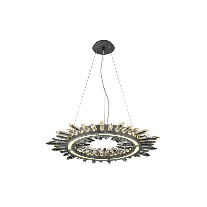 Avenue Lighting Aspen LED 34" Pendants, Bronze/Bubble Crystal - HF3034-DBZ