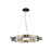 Avenue Lighting Aspen LED 34" Pendants, Nickel/Bubble Crystal - HF3034-PN