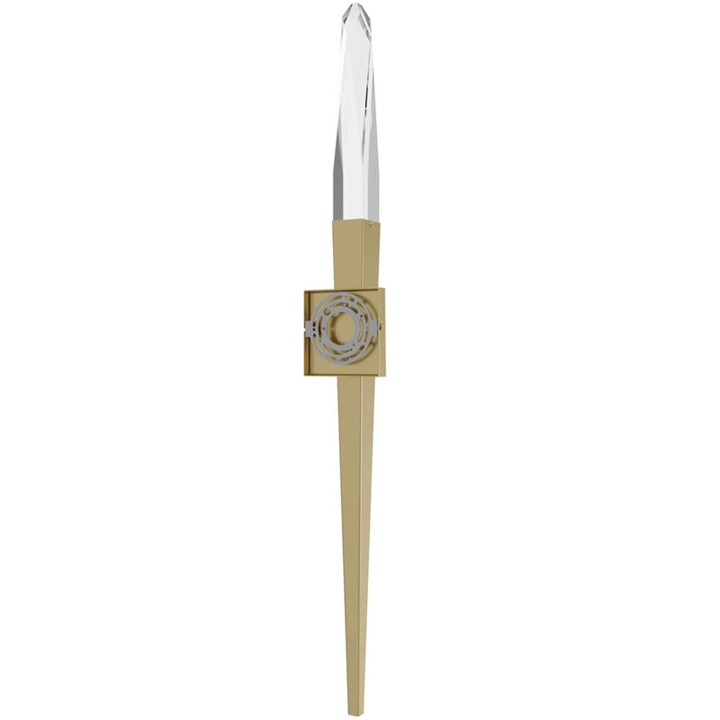 Avenue Lighting Aspen 1 Light 32" Wall Sconce, Brushed Brass - HF3040-AP-BB-C