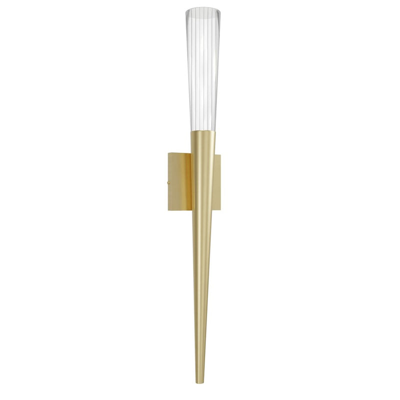 Avenue Lighting Encino 1 Light 32" Wall Sconce, Brushed Brass - HF3080-BB