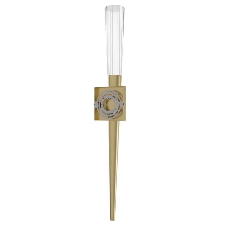 Avenue Lighting Encino 1 Light 32" Wall Sconce, Brushed Brass - HF3080-BB