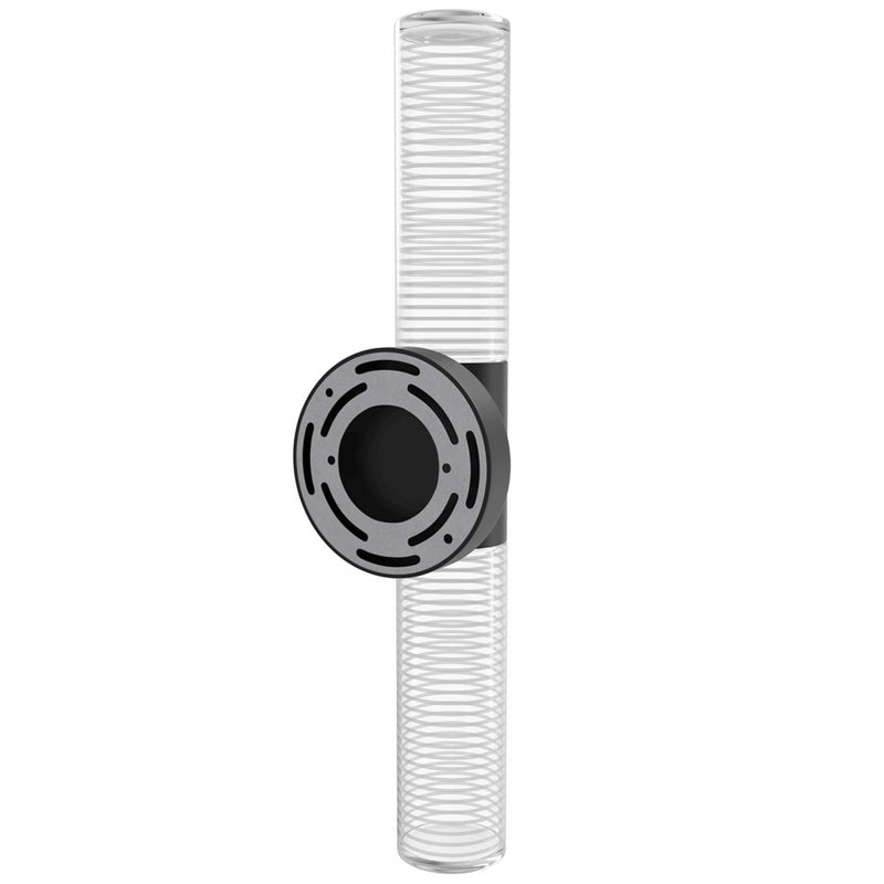 Avenue Lighting Strand Integrated AC LED Light 19" Sconce, Black - HF3305-BK