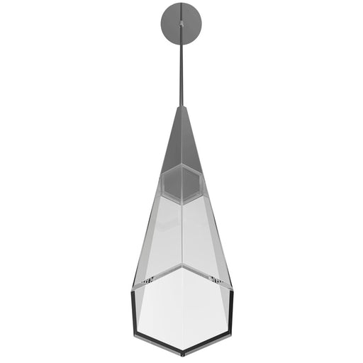 Avenue Lighting Avalon 1 Light 15" Pendant, Polished Chrome