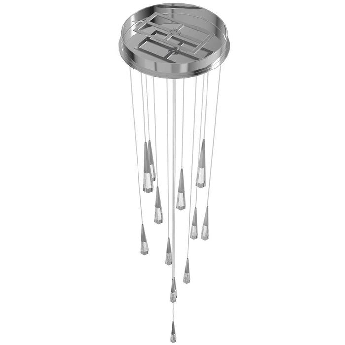 Avenue Lighting Avalon 13Lt 110" Pendant/Multi Port, Polished Chrome
