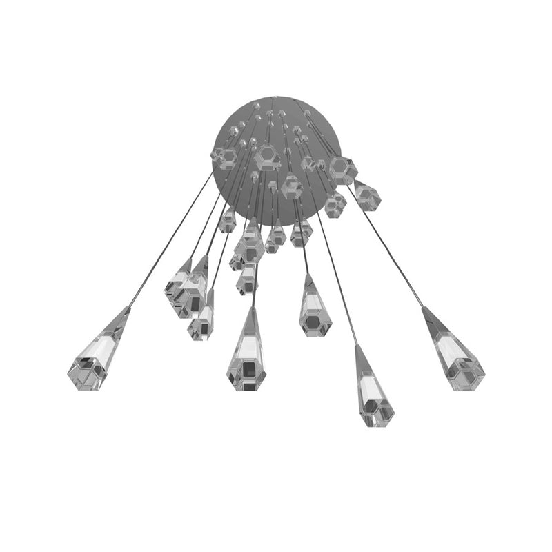 Avenue Lighting Avalon 25Lt 140" Pendant/Multi Port, Polished Chrome - HF3825-CH