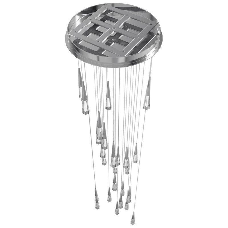 Avenue Lighting Avalon 25Lt 140" Pendant/Multi Port, Polished Chrome - HF3825-CH
