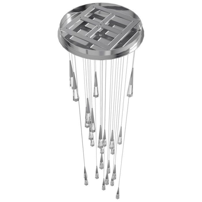 Avenue Lighting Avalon 25Lt 140" Pendant/Multi Port, Polished Chrome