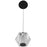 Avenue Lighting Beluga 1 Light 203" Pendant, Black