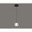 Avenue Lighting Beluga 1 Light 203" Pendant, Black